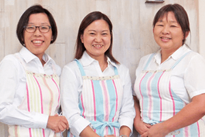 スタッフは全員プロフェッショナル